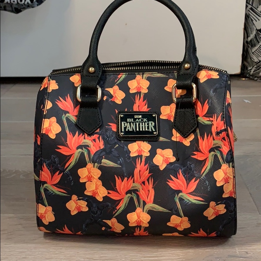 Black panther loungefly purse